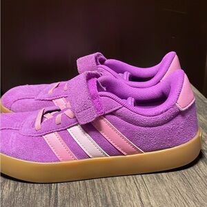 Kids Purple and Pink Sneakers adidas